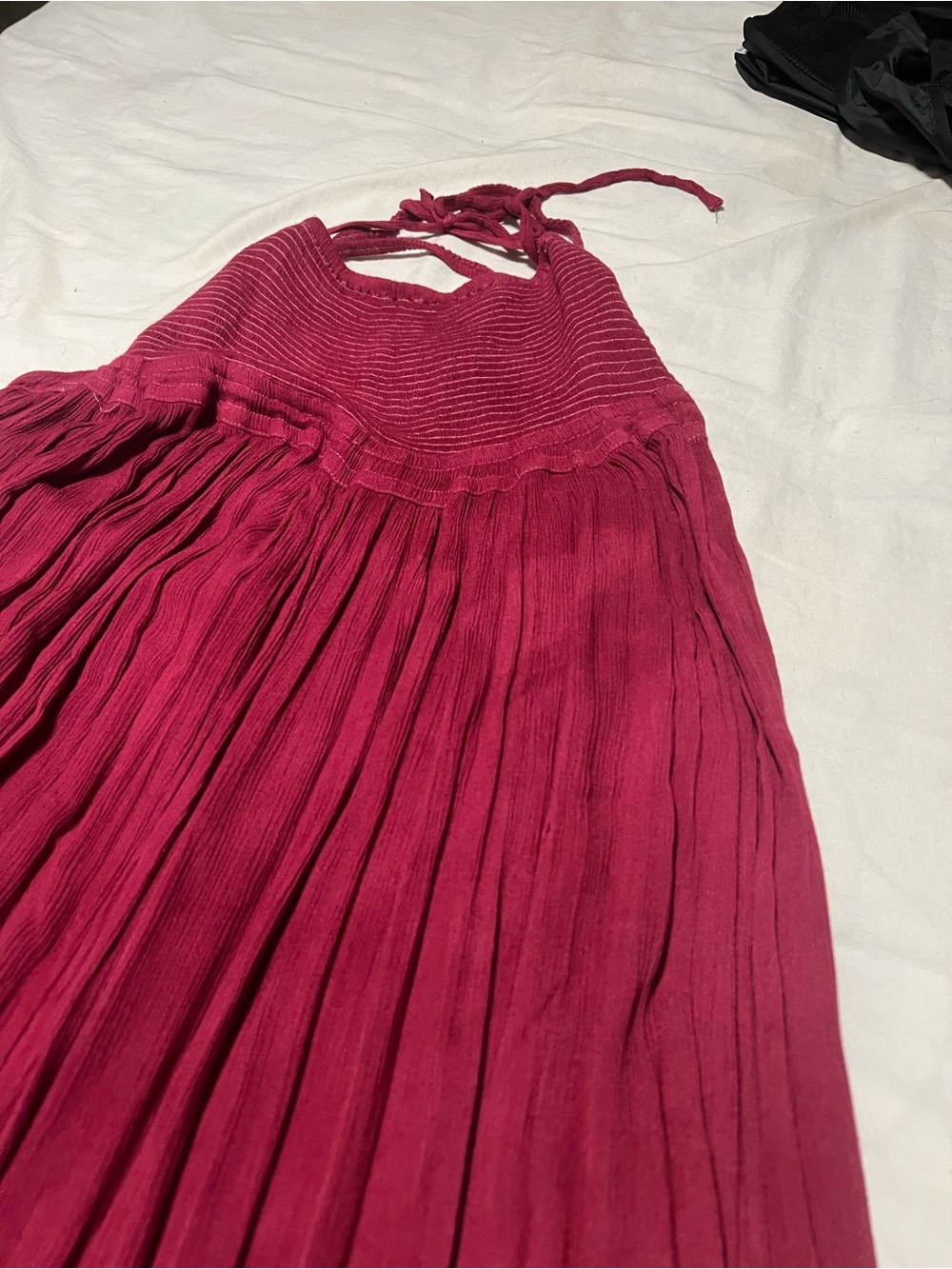 Free People Deep Rose Halter Maxi Dress - Picture 8 of 10